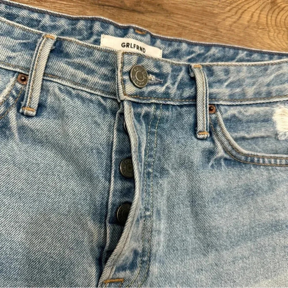 GRLFRND Cindy‎ High Rise Button Fly Jean Shorts - Picture 5 of 9
